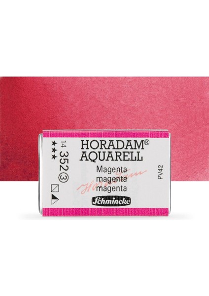 Horadam Aquarell Tam Tablet Sulu Boya Magenta 352 S.3