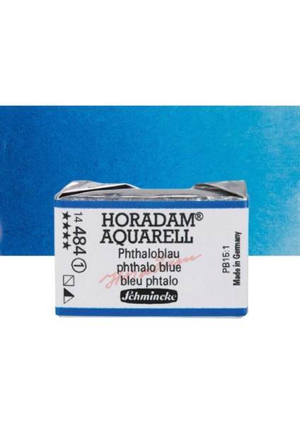 Horadam Aquarell Tam Tablet Sulu Boya Phthalo Blue 484 S.1