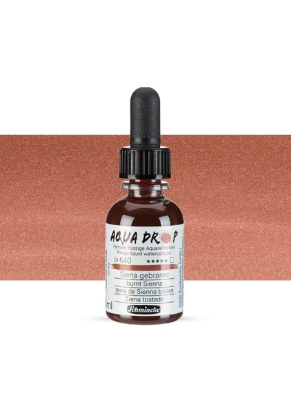Aqua Drop Sıvı Sulu Boya 30ML Burnt Sienna 640