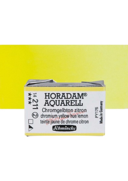 Horadam Aquarell Tam Tablet Sulu Boya Chrome Yellow Lemon 211 S.2