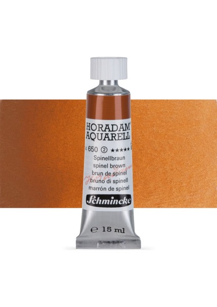 Horadam Aquarell Tube Tüp Sulu Boya 15ML Spinel Brown 650 S.2