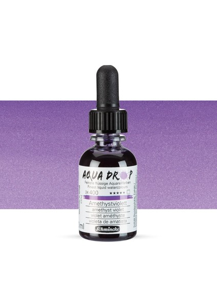 Aqua Drop Sıvı Sulu Boya 30ML Amethyst Violet 400
