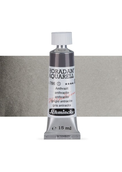 Horadam Aquarell Tube Tüp Sulu Boya 15ML Charcoal Grey 786 S.1
