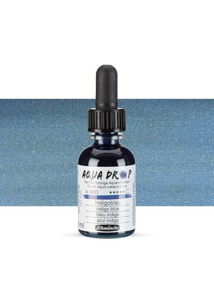 Aqua Drop Sıvı Sulu Boya 30ML Indigo Blue 460