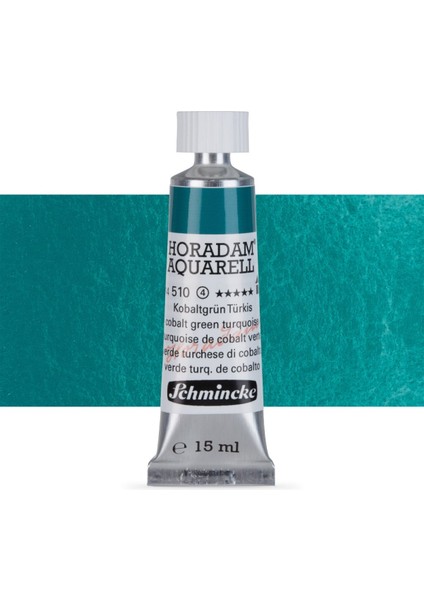 Horadam Aquarell Tube Tüp Sulu Boya 15ML Cobalt Green Turquoise 510 S.4