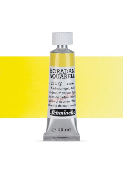 Horadam Aquarell Tube Tüp Sulu Boya 15ML Cadmium Yellow Light 224 S.3