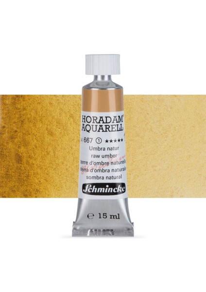 Horadam Aquarell Tube Tüp Sulu Boya 15ML Raw Umber 667 S.1