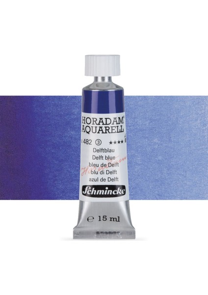 Horadam Aquarell Tube Tüp Sulu Boya 15ML Delft Blue 482 S.3