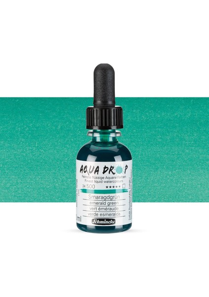 Aqua Drop Sıvı Sulu Boya 30ML Emerald Green 500