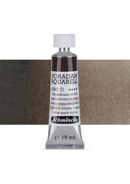 Horadam Aquarell Tube Tüp Sulu Boya 15ML Sepia Brown Tone 662 S.1