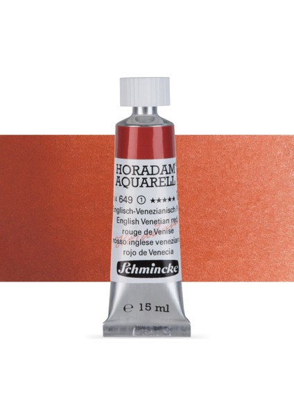 Horadam Aquarell Tube Tüp Sulu Boya 15ML English-Venetian Red 649 S.1