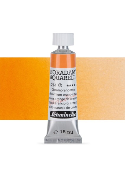 Horadam Aquarell Tube Tüp Sulu Boya 15ML Chrome Orange 214 S.2