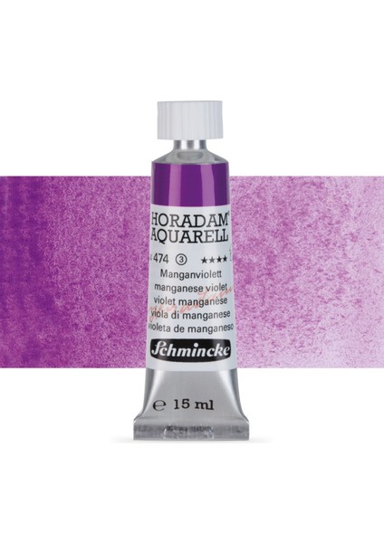 Horadam Aquarell Tube Tüp Sulu Boya 15ML Manganese Violet 474 S.3
