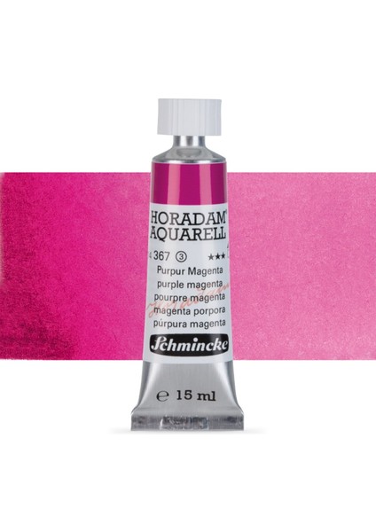 Horadam Aquarell Tube Tüp Sulu Boya 15ML Purple Magenta 367 S.3