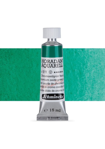 Horadam Aquarell Tube Tüp Sulu Boya 15ML Chromium Oxide Green Brilliant 511 S.2
