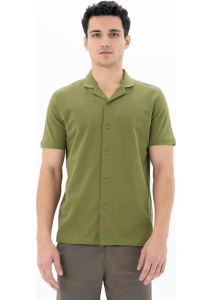 Erkek Büyük Beden Polo Yaka Gömlek Y25184866501 modelleri