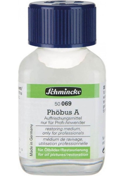 Phöebus A Restoring Medium 069 60ML (Yağlıboya Eserleri Için Restorasyon Medyumu)