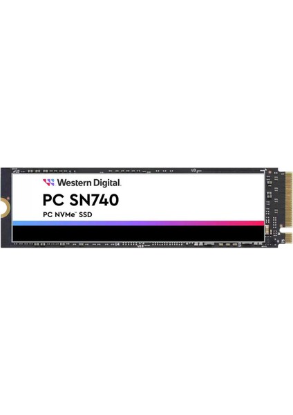 Wd SN740 512GB M.2 2280 Nvme SSD kUTUSUZDUR