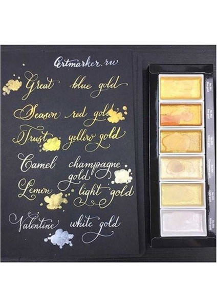 Watercolour Gansai Tambi Sulu Boya 6'lı Set Starry Colors