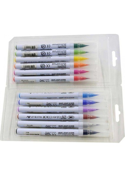 RB-6000AT Clean Color Real Brush Pen 12'li Set fiyatları