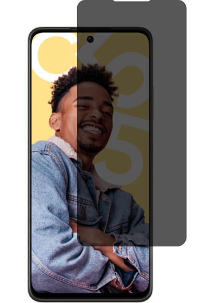 Realme C55 Mat Hayalet Ekran Koruyucu Gizli Yandan Görünmeyen Film