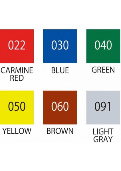 Fudebiyori Brush Pen CBK-55N/ 6V 6'lı Set modelleri