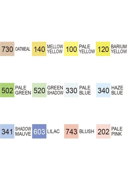 Kurecolor Twin Ws 12'li Marker Seti Pale Colors fiyatları