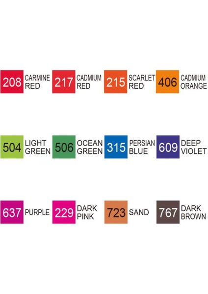 Kurecolor Twin Ws 12'li Marker Seti Brilliant Colors