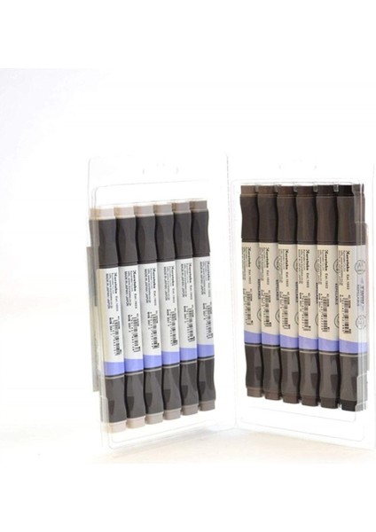 Kurecolor Twin Ws Marker Warm Gray Color 12LI Set