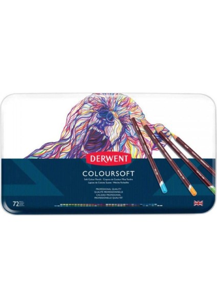 Coloursoft Pencil 72'li Teneke Kutu (Yumuşak Kuru Boya Kalemi)