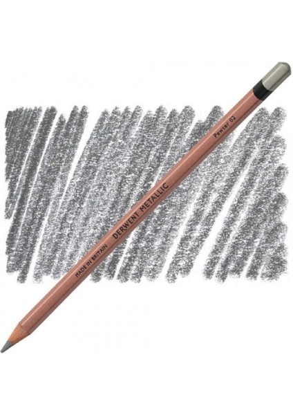 Metallic Pencil (Metalik Kuru Boya Kalemi) Pewter (81)
