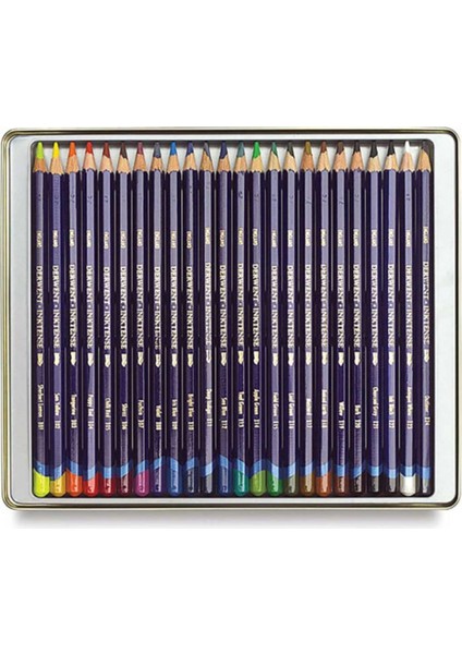 Inktense Pencil 24'lü Teneke Kutu (Mürekkep Kalemi)