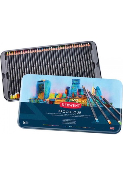 Procolour Pencil (Kuru Boya Kalemi) 36'lı Teneke Kutu fiyatları