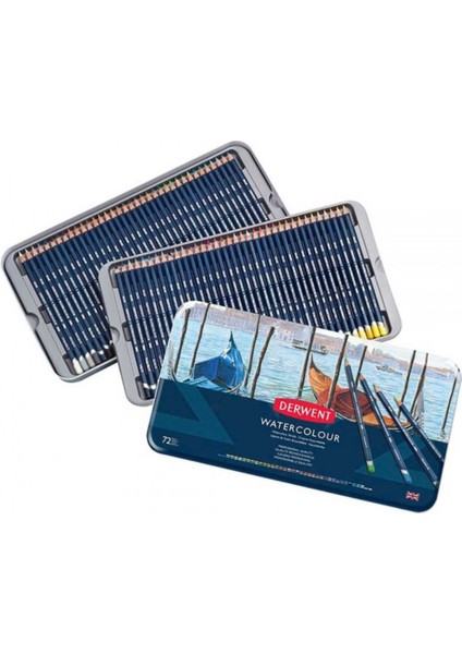 Watercolour Pencil 72'li Teneke Kutu (Sulu Boya Kalemi) fiyatları