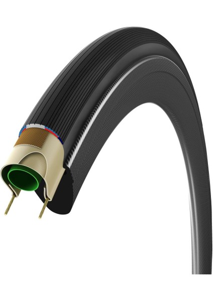 Vittoria Road Corsa 700X23C G2.0 Dış Lastik Amber Siyah
