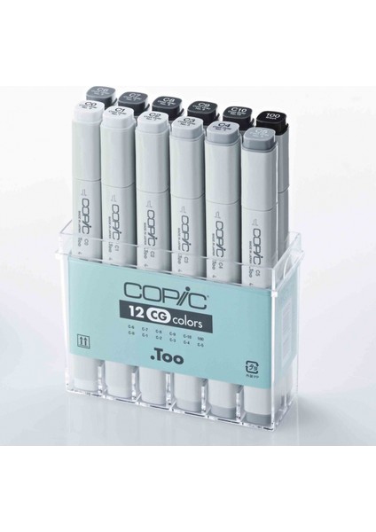 Marker Kalemi Grey Tones 12'li Set