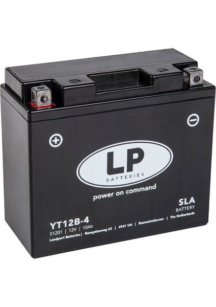 Lp YT12B Bakımsız Motosiklet Aküsü