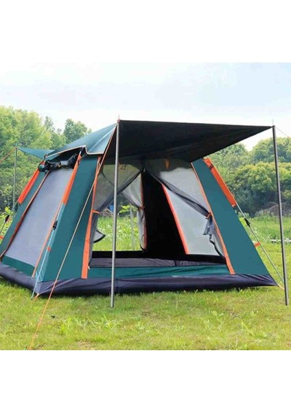 Tam Otomatik Tenteli 4 Kişilik Kamp Çadırı