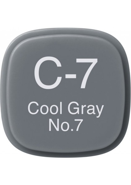 Marker Kalemi C7 Cool Gray No.7