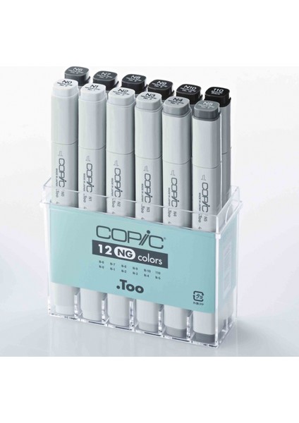 Marker Kalemi Neutral Grey Tones 12'li Set