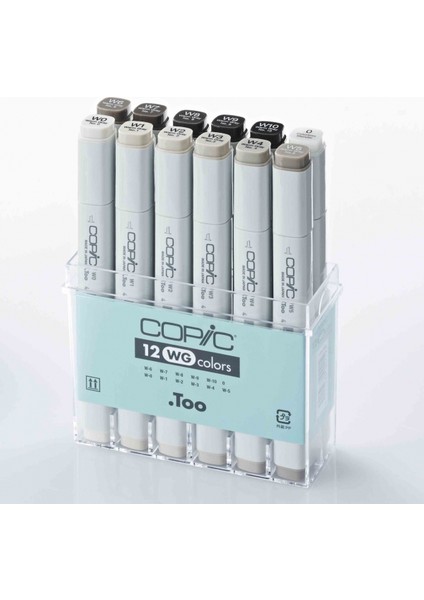 Marker Kalemi Warm Grey Tones 12'li Set