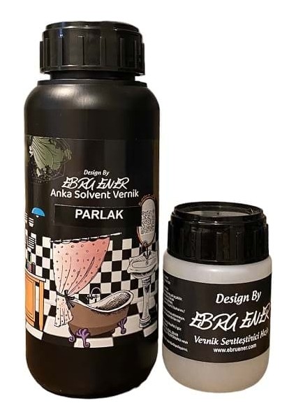 Ebru Ener Anka Solvent Vernik Parlak 500 Gr.