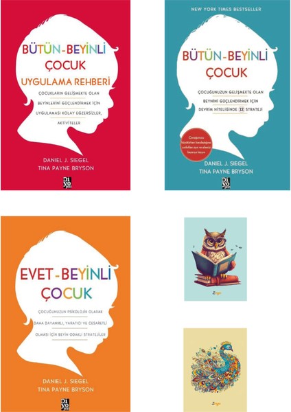 Bütün Beyinli Çocuk - Evet Beyinli Çocuk - Daniel J. Siegel - Tina Payne Bryson - Not Defterli Seti - Tina Payne Bryson
