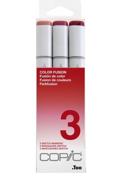 Sketch Marker 3lü Set Color Fusion 3