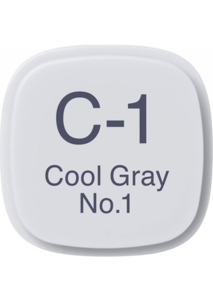 Marker Kalemi C1 Cool Gray No.1