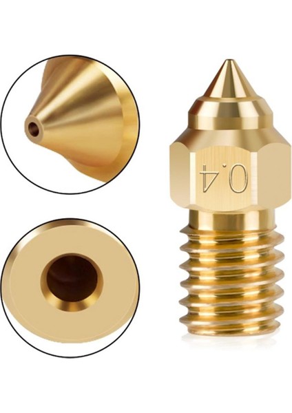 Ender 5 S1 -Ender 7 Pirinç Nozzle(0.4mm)