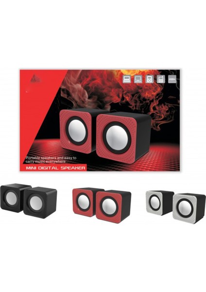 PL-4085 USB Pc Hoparlör Subwoofer Ses Sistemi 2.0