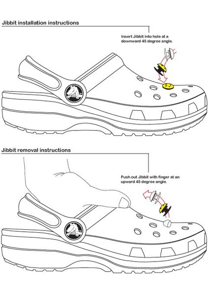 Crocs Jibbitz Terlik Süsü 8'li Set CJ804 44-59-74-172-176-394-440-471