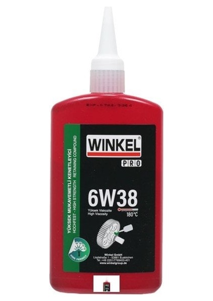 Wınkel Pro 6W38 Sıkı Geçme & Kenetleme Yüksek Mukavemet