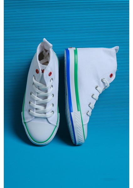 Rock 575 Unisex Konçlu Kanvas Çocuk Sneaker modelleri